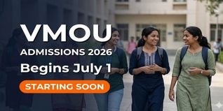 VMOU July Admissions 2026 to Begin from July 1 at online.vmou.ac.in; Check How to Apply